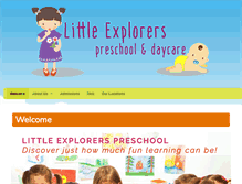 Tablet Screenshot of littleexplorersofbayside.com